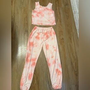 Tie-Dye Tank and Jogger Set